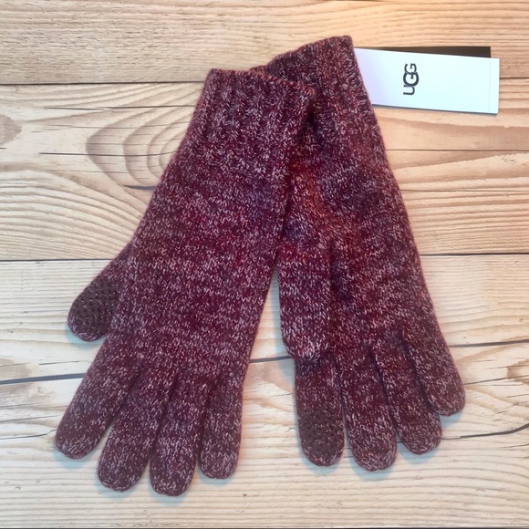 UGG Pippa Rib Knit Cashmere Gloves